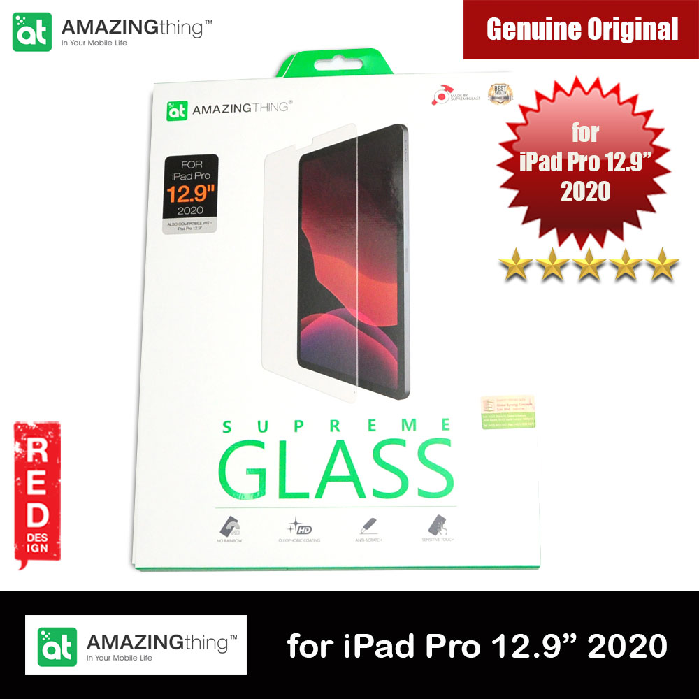 Picture of AMAZINGthing Premium SUPREMEGLASS Tempered Glass for Apple iPad Pro 12.9 2020 0.33mm Apple iPad Pro 12.9 4nd gen 2020- Apple iPad Pro 12.9 4nd gen 2020 Cases, Apple iPad Pro 12.9 4nd gen 2020 Covers, iPad Cases and a wide selection of Apple iPad Pro 12.9 4nd gen 2020 Accessories in Malaysia, Sabah, Sarawak and Singapore 