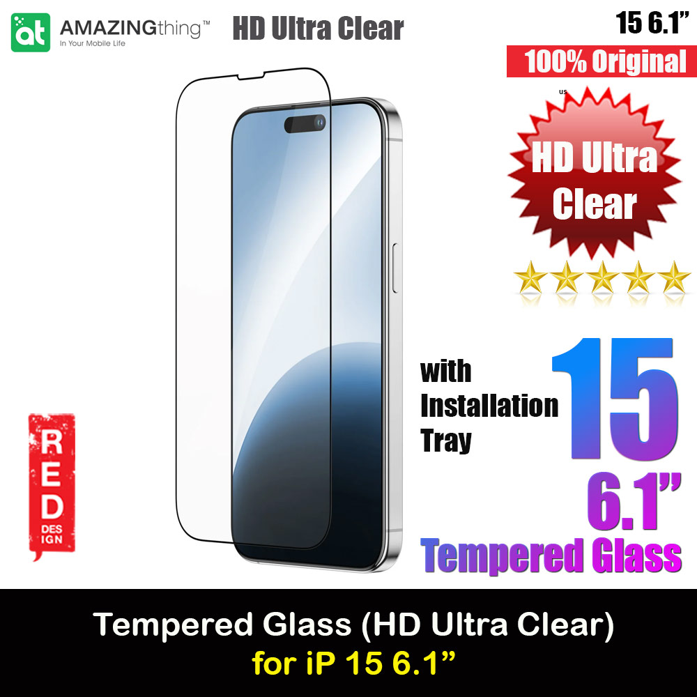 Picture of Amazingthing Radix Fully Covered Tempered Glass for iPhone 15 6.1 (HD Ultra Clear) Apple iPhone 15 6.1- Apple iPhone 15 6.1 Cases, Apple iPhone 15 6.1 Covers, iPad Cases and a wide selection of Apple iPhone 15 6.1 Accessories in Malaysia, Sabah, Sarawak and Singapore 