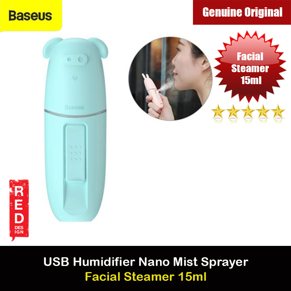 Picture of Baseus USB Humidifier Nano Mist Sprayer Facial Steamer Rejuvenating Skin Moisturizing Haydrate Sprayer 15ml (Cyan) Red Design- Red Design Cases, Red Design Covers, iPad Cases and a wide selection of Red Design Accessories in Malaysia, Sabah, Sarawak and Singapore 