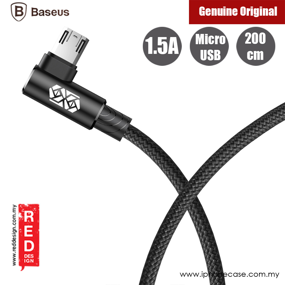 Picture of Baseus Elbow Type Micro USB Cable 200cm (Black)