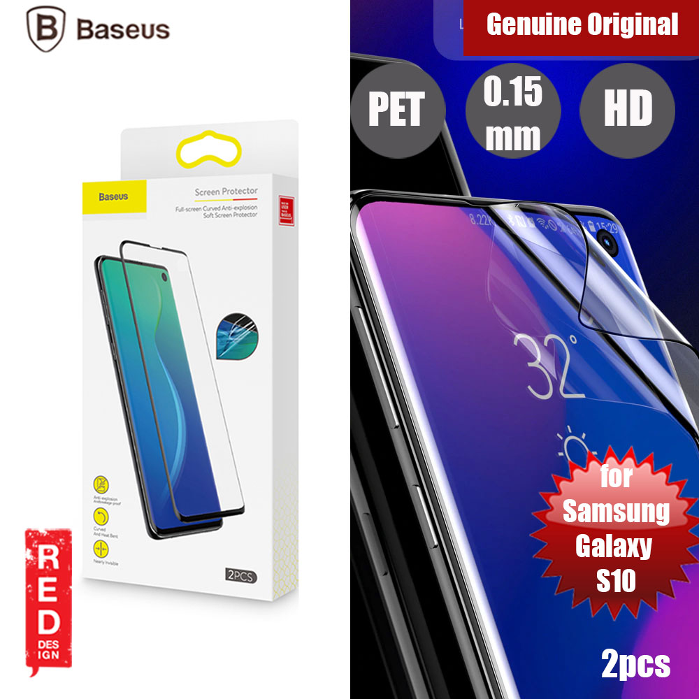 Picture of Baseus Full Screen Curved Anti Explosion Soft Screen Protector for Samsung Galaxy S10 Samsung Galaxy S10- Samsung Galaxy S10 Cases, Samsung Galaxy S10 Covers, iPad Cases and a wide selection of Samsung Galaxy S10 Accessories in Malaysia, Sabah, Sarawak and Singapore 