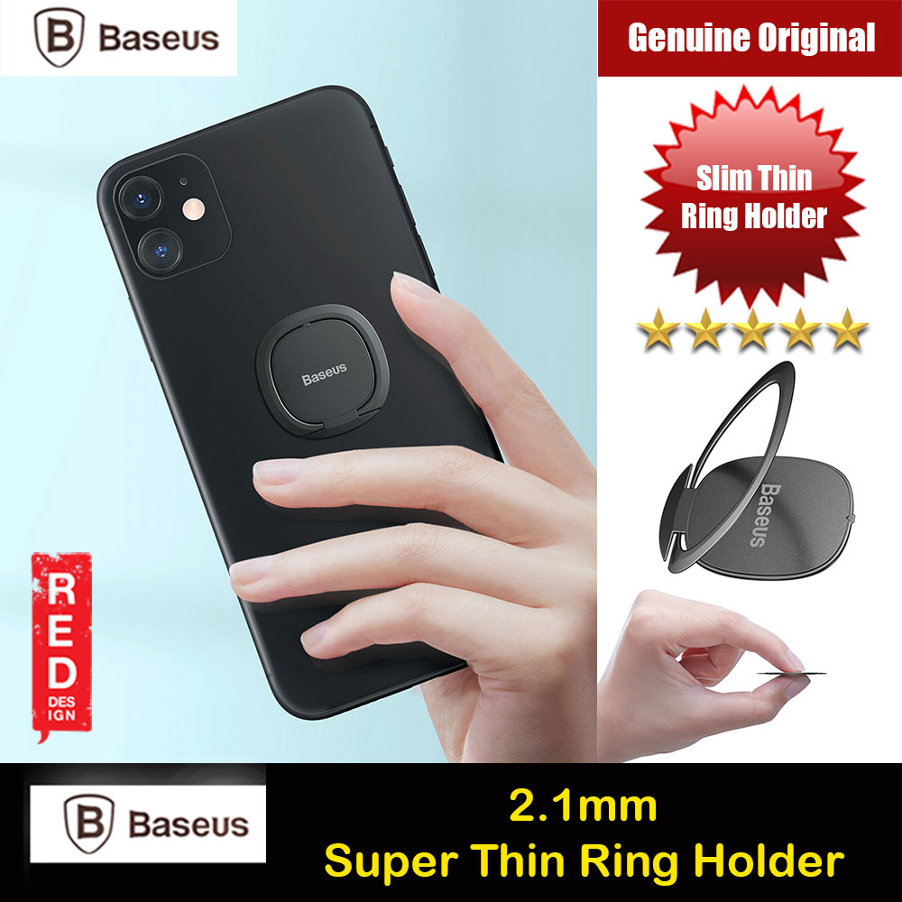 Picture of Baseus Super Thin Super Thin Ring Holder Universal Phone Grip Ring Hook (Tarnish) Red Design- Red Design Cases, Red Design Covers, iPad Cases and a wide selection of Red Design Accessories in Malaysia, Sabah, Sarawak and Singapore 