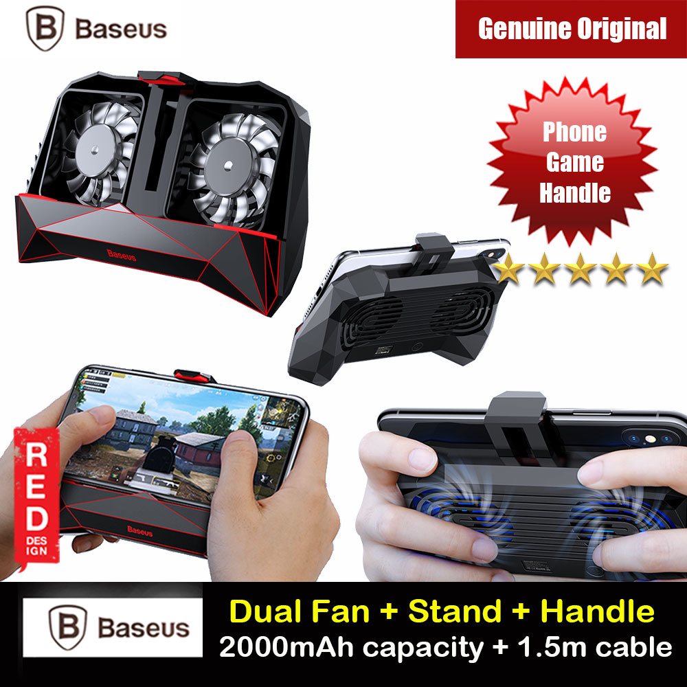 Picture of Baseus Magic Monster Games Dissipate Heat Cooling Cooler Hand Handle (Black) Red Design- Red Design Cases, Red Design Covers, iPad Cases and a wide selection of Red Design Accessories in Malaysia, Sabah, Sarawak and Singapore 