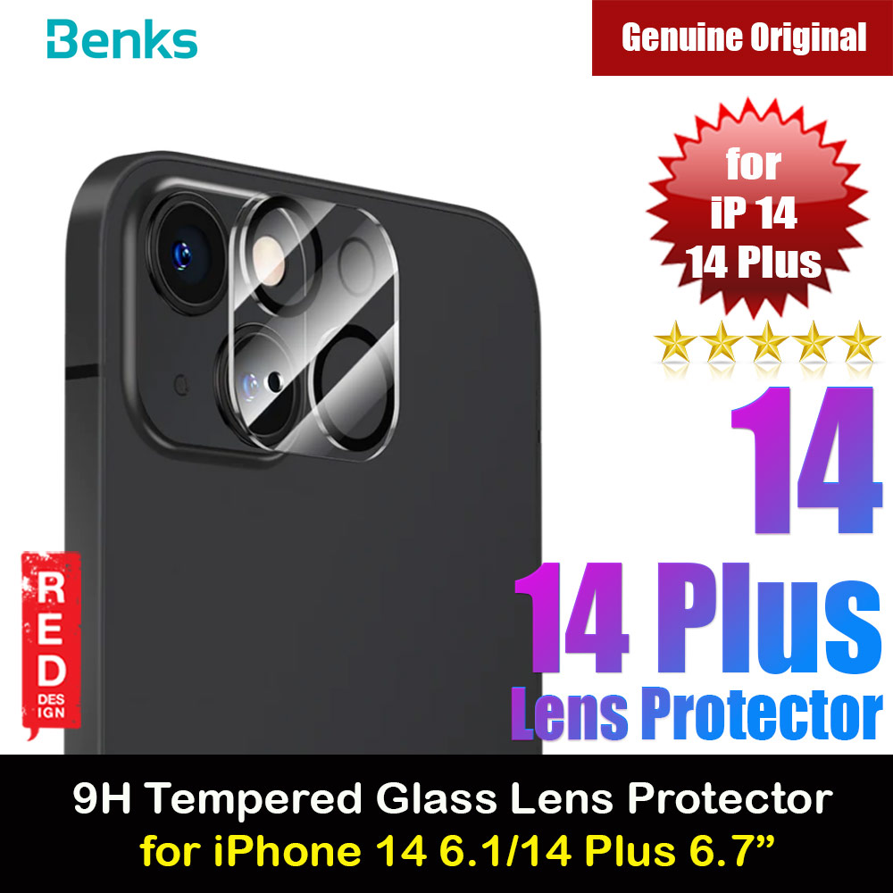 Picture of Benks 9H Tempered Glass Lens Protector for iPhone 14 iPhone 14 Plus (Clear) Apple iPhone 14 Plus 6.7- Apple iPhone 14 Plus 6.7 Cases, Apple iPhone 14 Plus 6.7 Covers, iPad Cases and a wide selection of Apple iPhone 14 Plus 6.7 Accessories in Malaysia, Sabah, Sarawak and Singapore 