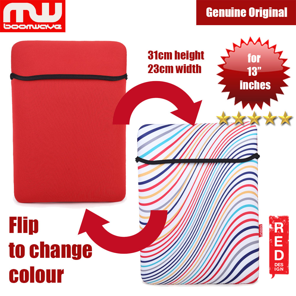 Picture of Boomwave Colour Series Laptop Notebook Macbook Sleeve Design up to 13 inches Laptop (Red) Red Design- Red Design Cases, Red Design Covers, iPad Cases and a wide selection of Red Design Accessories in Malaysia, Sabah, Sarawak and Singapore 