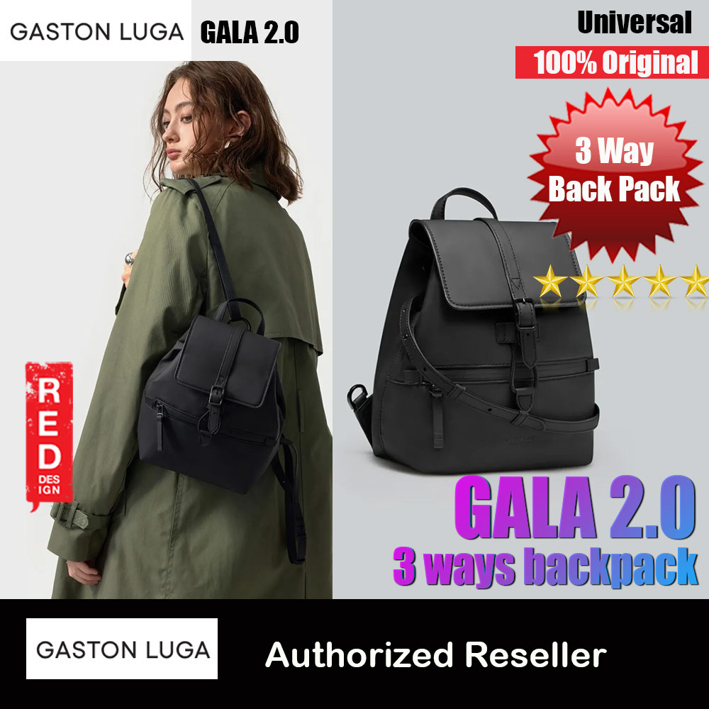 Picture of Gaston Luga Gala 2.0 3 Ways Backpack Crossbody Shoulder Backpack (Black) Red Design- Red Design Cases, Red Design Covers, iPad Cases and a wide selection of Red Design Accessories in Malaysia, Sabah, Sarawak and Singapore 
