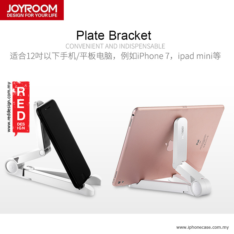 Picture of Joyroom Smartphone Tablet Stand Holder - White Red Design- Red Design Cases, Red Design Covers, iPad Cases and a wide selection of Red Design Accessories in Malaysia, Sabah, Sarawak and Singapore 