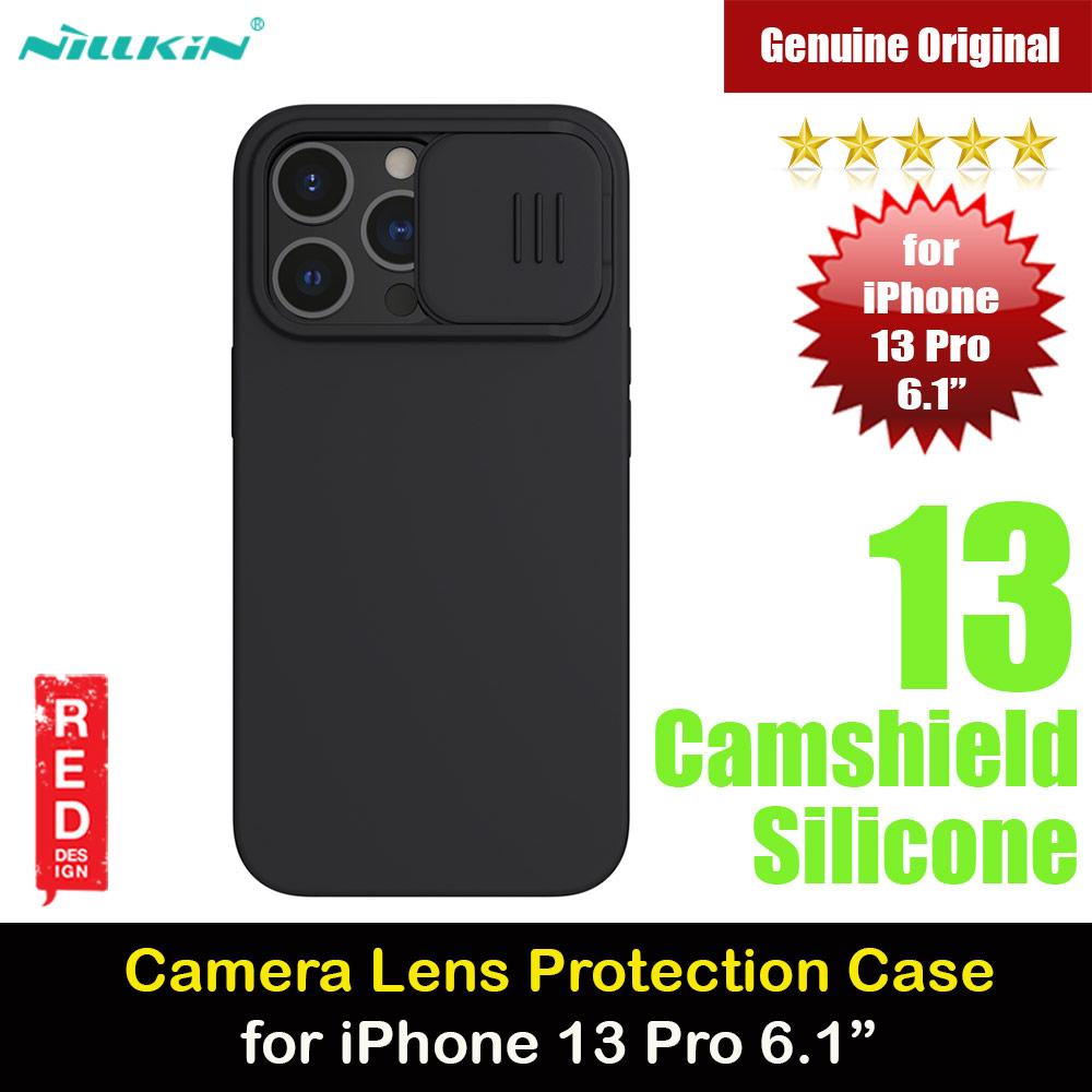 Picture of Nillkin Camshield Silky Silicone Soft Feel Hard Case with Sliding Camera Lens Protection Cover for iPhone 13 Pro 6.1 (Black) iPhone Cases - iPhone 14 Pro Max , iPhone 13 Pro Max, Galaxy S23 Ultra, Google Pixel 7 Pro, Galaxy Z Fold 4, Galaxy Z Flip 4 Cases Malaysia,iPhone 12 Pro Max Cases Malaysia, iPad Air ,iPad Pro Cases and a wide selection of Accessories in Malaysia, Sabah, Sarawak and Singapore. 