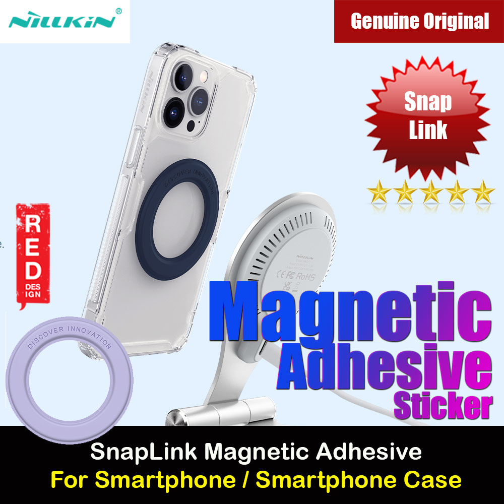 Picture of Nillkin Snap Link Magnetic Sticker Compatible with MagSafe for iPhone 12 Pro Max iPhone 13 Pro Max Others Smartphone (Purple) Apple iPhone 12 6.1- Apple iPhone 12 6.1 Cases, Apple iPhone 12 6.1 Covers, iPad Cases and a wide selection of Apple iPhone 12 6.1 Accessories in Malaysia, Sabah, Sarawak and Singapore 