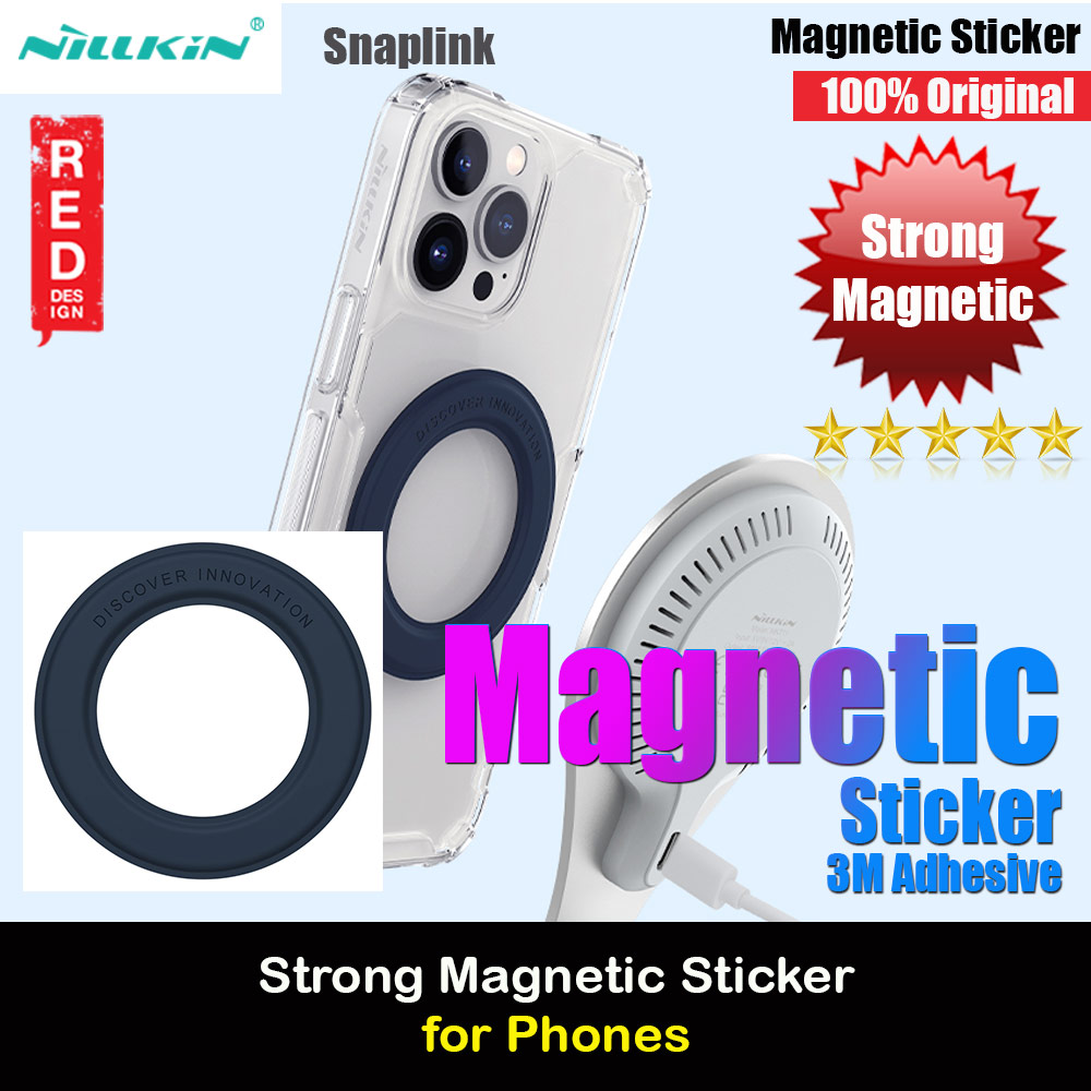 Picture of Nillkin Snap Link Magnetic Sticker Compatible with MagSafe for iPhone 12 Pro Max iPhone 13 Pro Max Others Smartphone (Navy Blue) Apple iPhone 12 6.1- Apple iPhone 12 6.1 Cases, Apple iPhone 12 6.1 Covers, iPad Cases and a wide selection of Apple iPhone 12 6.1 Accessories in Malaysia, Sabah, Sarawak and Singapore 
