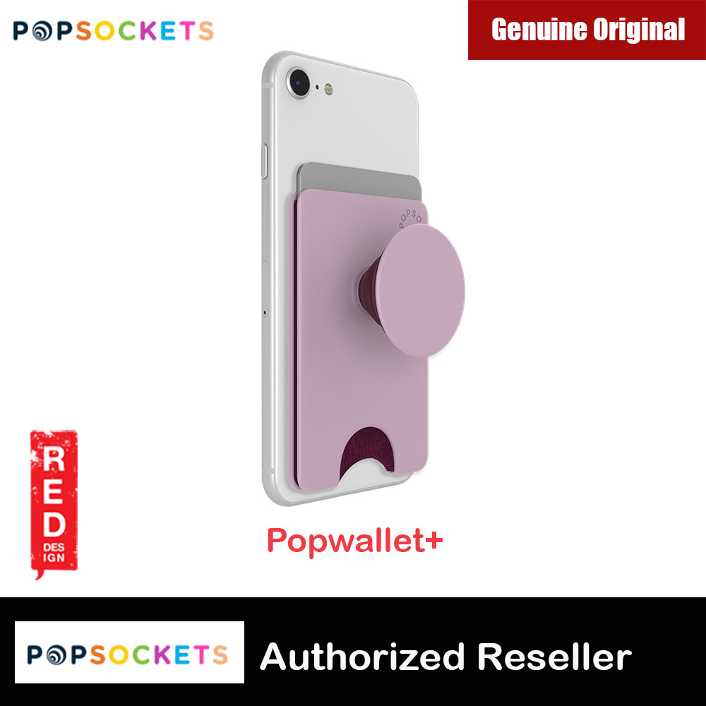 Picture of Popsocket Popwallet Plus Card Holder Credit Card Holder Parking Ticket Holder Card Wallet (Blush Pink) Red Design- Red Design Cases, Red Design Covers, iPad Cases and a wide selection of Red Design Accessories in Malaysia, Sabah, Sarawak and Singapore 