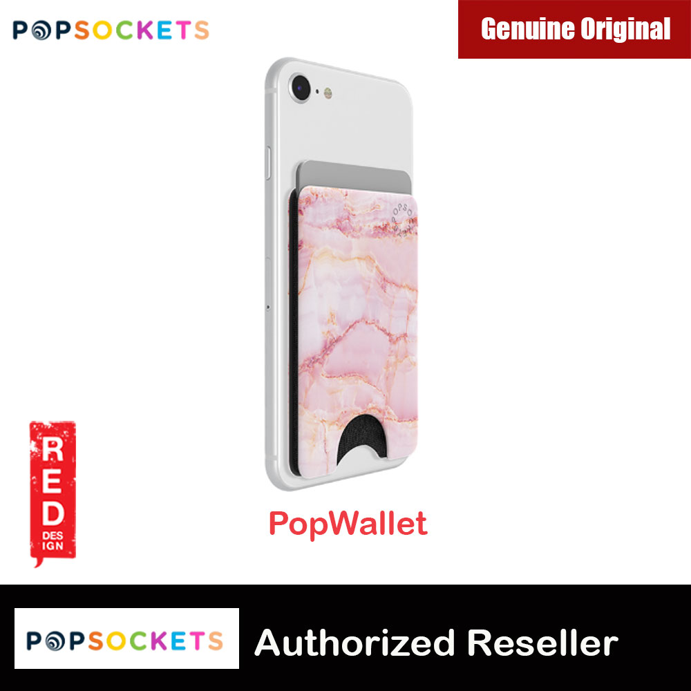 Picture of Popsocket Popwallet Card Holder Credit Card Holder Parking Ticket Holder Card Wallet (Pink Marble) Red Design- Red Design Cases, Red Design Covers, iPad Cases and a wide selection of Red Design Accessories in Malaysia, Sabah, Sarawak and Singapore 