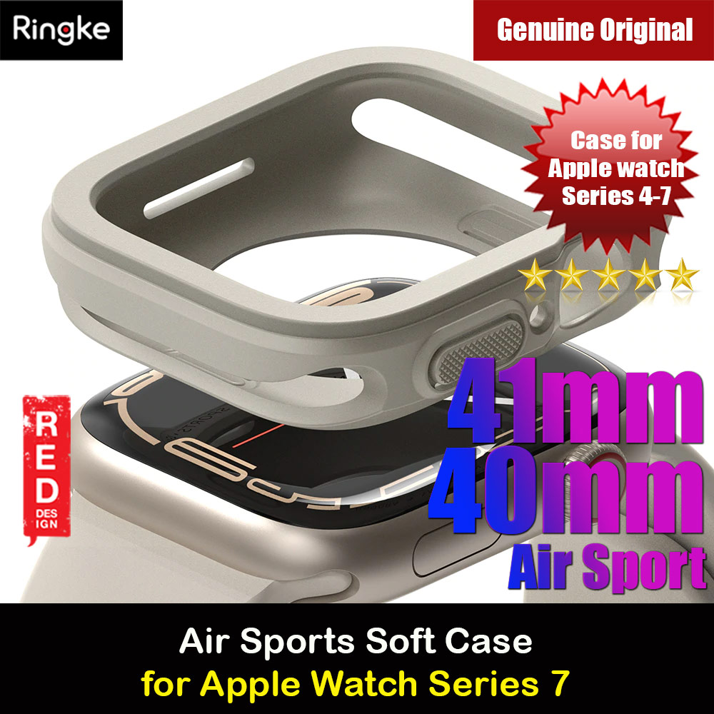 Picture of Ringke Air Sports Soft Bumper Case for Apple Watch Series 7 41mm Series SE 6 5 4 41mm 40mm Case (Warm Gray) iPhone Cases - iPhone 14 Pro Max , iPhone 13 Pro Max, Galaxy S23 Ultra, Google Pixel 7 Pro, Galaxy Z Fold 4, Galaxy Z Flip 4 Cases Malaysia,iPhone 12 Pro Max Cases Malaysia, iPad Air ,iPad Pro Cases and a wide selection of Accessories in Malaysia, Sabah, Sarawak and Singapore. 