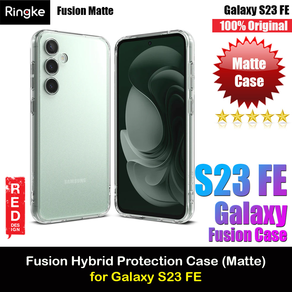 Picture of Ringke Fusion Drop Protection Case for Galaxy S23 FE (Matte Clear) Samsung Galaxy S23 FE- Samsung Galaxy S23 FE Cases, Samsung Galaxy S23 FE Covers, iPad Cases and a wide selection of Samsung Galaxy S23 FE Accessories in Malaysia, Sabah, Sarawak and Singapore 