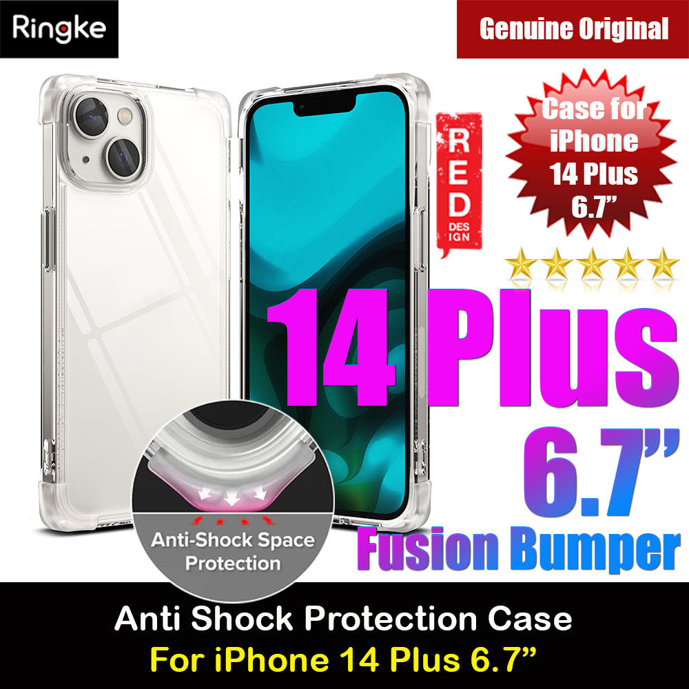 Picture of Ringke Fusion Bumper Corner Edge Drop Protection Case for iPhone 14 Plus 6.7 (Clear) Apple iPhone 14 Plus 6.7- Apple iPhone 14 Plus 6.7 Cases, Apple iPhone 14 Plus 6.7 Covers, iPad Cases and a wide selection of Apple iPhone 14 Plus 6.7 Accessories in Malaysia, Sabah, Sarawak and Singapore 