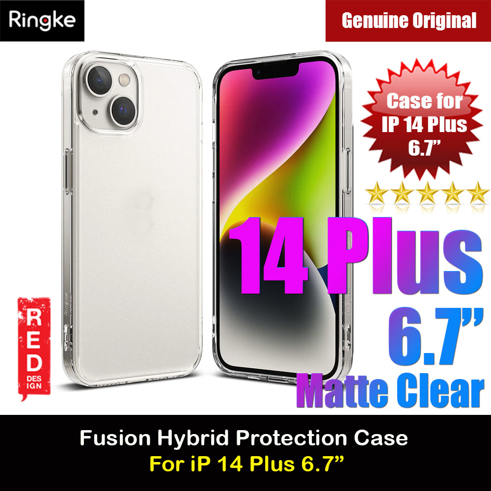 Picture of Ringke Fusion Matte Protection Case for Apple iPhone 14 Plus 6.7 (Matte Clear) Apple iPhone 14 Plus 6.7- Apple iPhone 14 Plus 6.7 Cases, Apple iPhone 14 Plus 6.7 Covers, iPad Cases and a wide selection of Apple iPhone 14 Plus 6.7 Accessories in Malaysia, Sabah, Sarawak and Singapore 