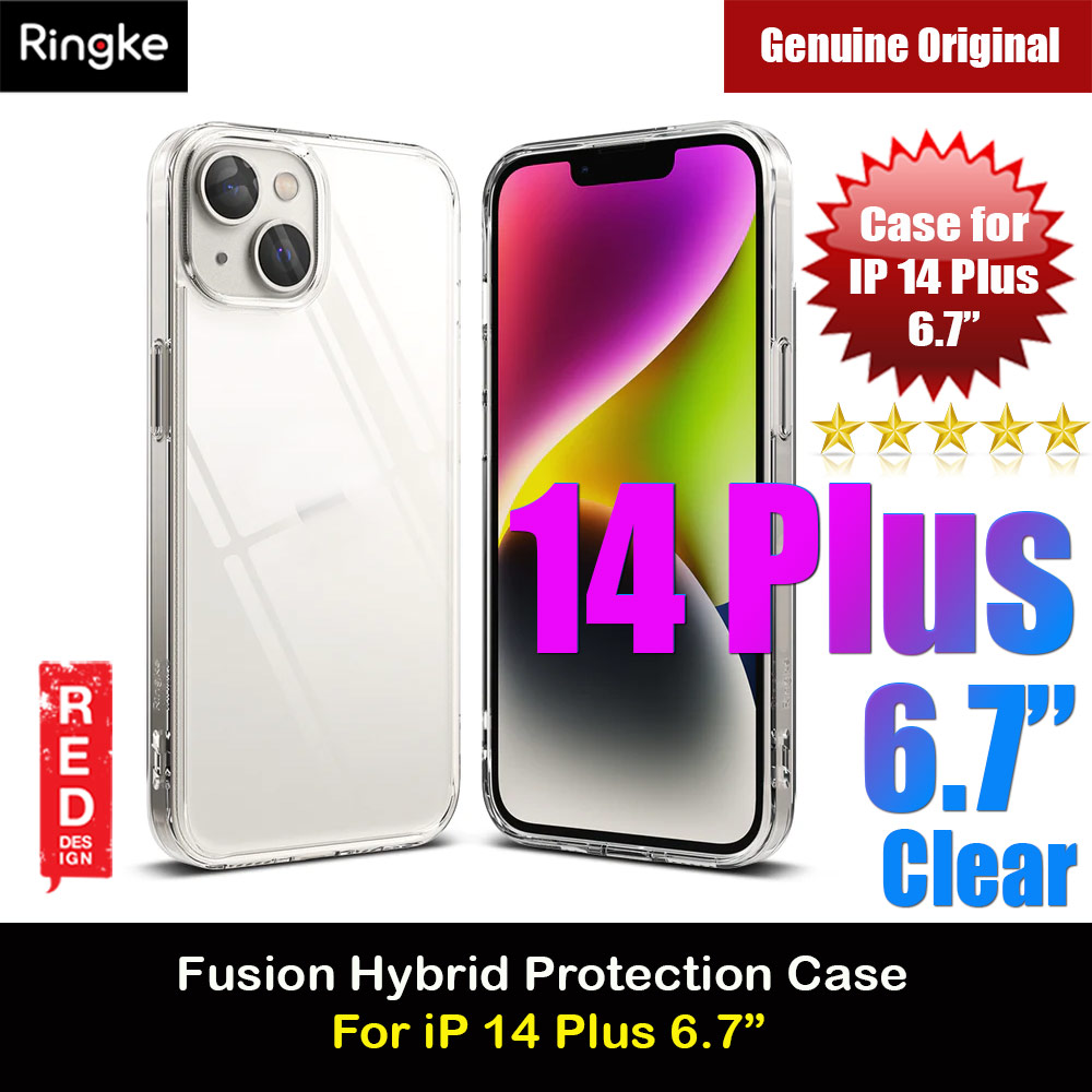 Picture of Ringke Fusion Protection Case for Apple iPhone 14 Plus 6.7 (Clear) Apple iPhone 14 Plus 6.7- Apple iPhone 14 Plus 6.7 Cases, Apple iPhone 14 Plus 6.7 Covers, iPad Cases and a wide selection of Apple iPhone 14 Plus 6.7 Accessories in Malaysia, Sabah, Sarawak and Singapore 