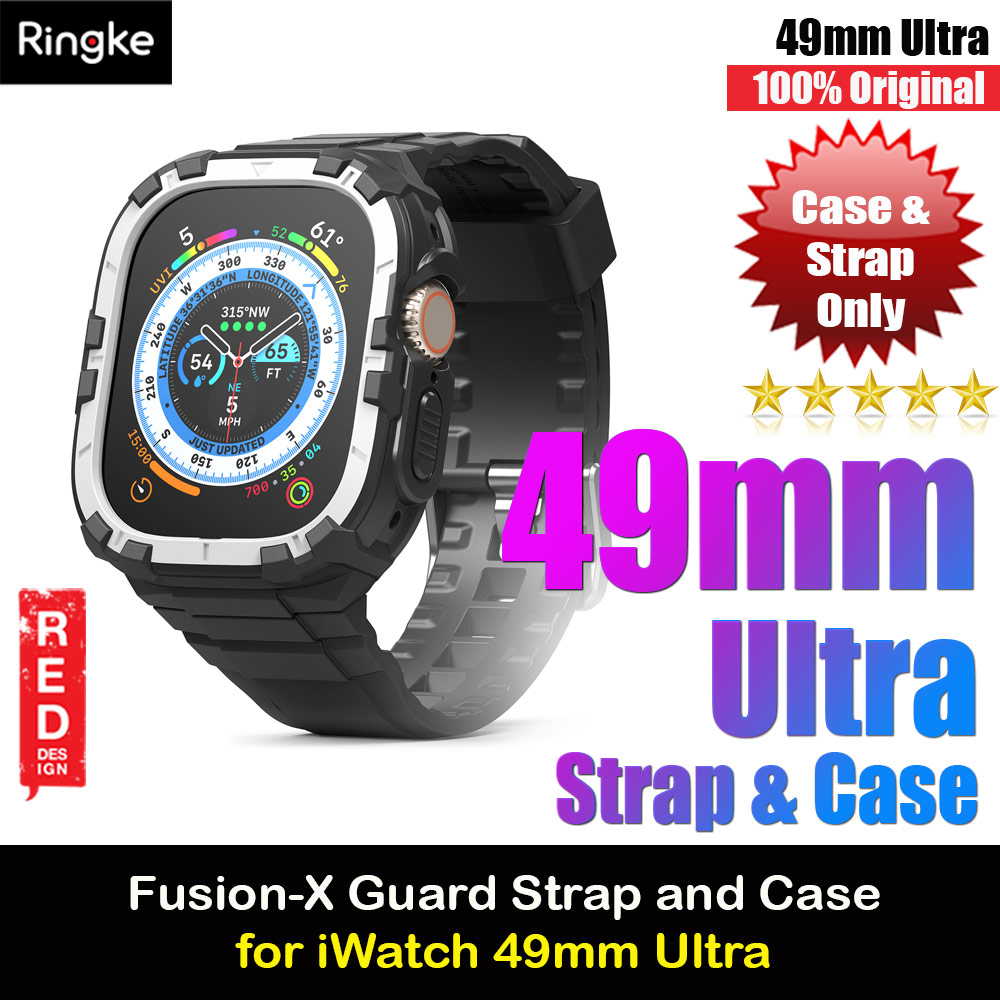 Picture of Ringke Fusion X Guard Sporty Case and Strap for Apple Watch Series 8 49mm Ultra Case (White) iPhone Cases - iPhone 14 Pro Max , iPhone 13 Pro Max, Galaxy S23 Ultra, Google Pixel 7 Pro, Galaxy Z Fold 4, Galaxy Z Flip 4 Cases Malaysia,iPhone 12 Pro Max Cases Malaysia, iPad Air ,iPad Pro Cases and a wide selection of Accessories in Malaysia, Sabah, Sarawak and Singapore. 