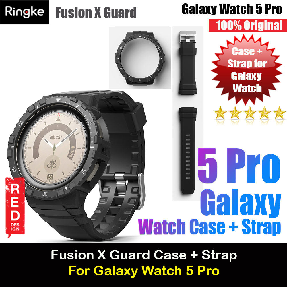Picture of Ringke Fusion X Guard Protection Case Strap Band for Samsung Galaxy Watch 5 Pro Series 45mm (Black White Index) Samsung Galaxy Watch 5 Pro 45mm- Samsung Galaxy Watch 5 Pro 45mm Cases, Samsung Galaxy Watch 5 Pro 45mm Covers, iPad Cases and a wide selection of Samsung Galaxy Watch 5 Pro 45mm Accessories in Malaysia, Sabah, Sarawak and Singapore 