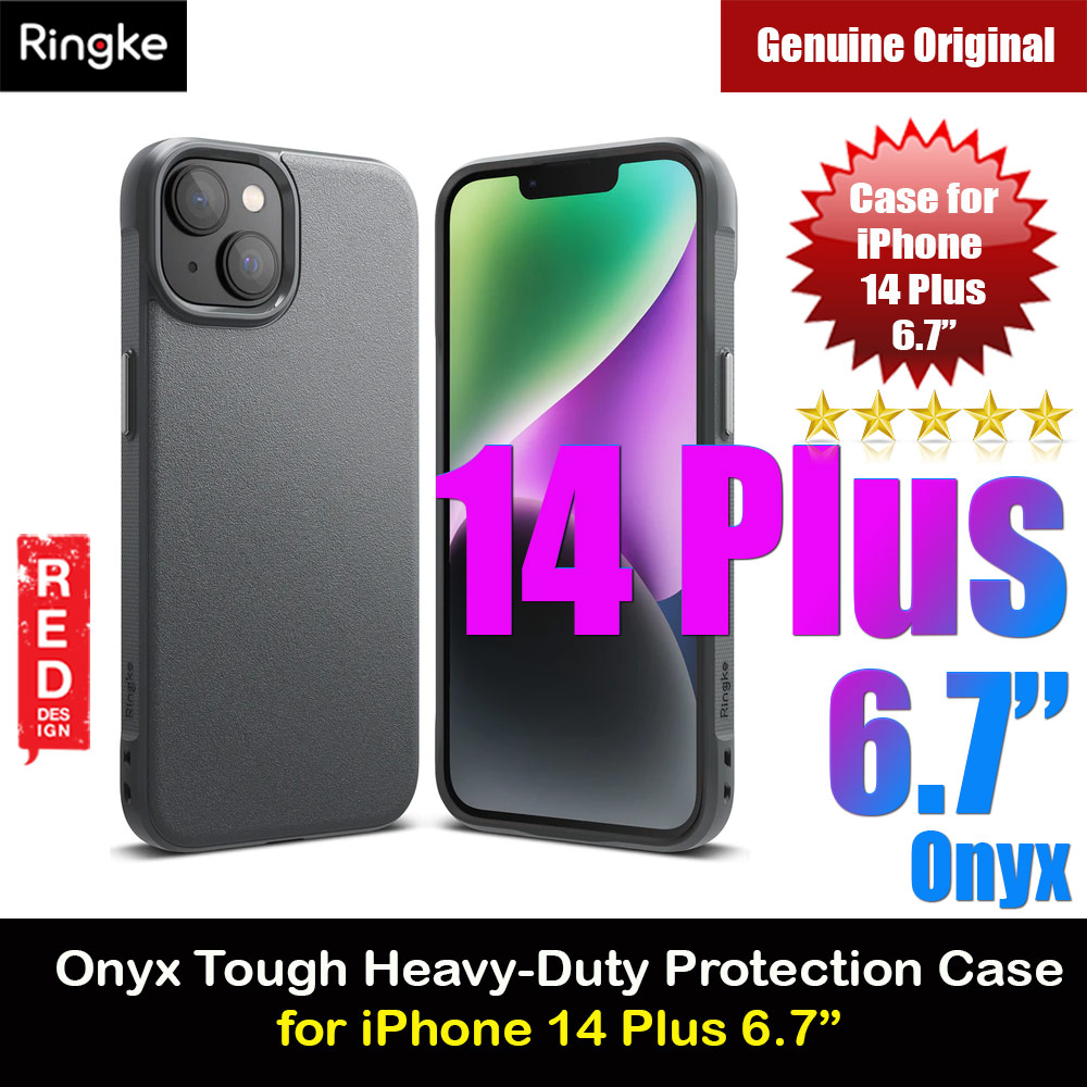Picture of Ringke Onyx Tough Heavy Duty Protection Case for Apple iPhone 14 Plus 6.7 (Dark Gray) Apple iPhone 14 Plus 6.7- Apple iPhone 14 Plus 6.7 Cases, Apple iPhone 14 Plus 6.7 Covers, iPad Cases and a wide selection of Apple iPhone 14 Plus 6.7 Accessories in Malaysia, Sabah, Sarawak and Singapore 