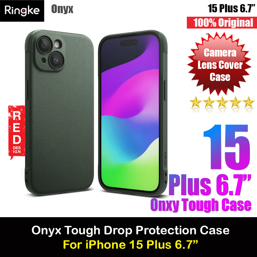 Picture of Ringke Onyx Tough Heavy Duty Slim Light Drop Protection Case for Apple iPhone 15 Plus 6.7 (Dark Green) Apple iPhone 15 Plus 6.7- Apple iPhone 15 Plus 6.7 Cases, Apple iPhone 15 Plus 6.7 Covers, iPad Cases and a wide selection of Apple iPhone 15 Plus 6.7 Accessories in Malaysia, Sabah, Sarawak and Singapore 