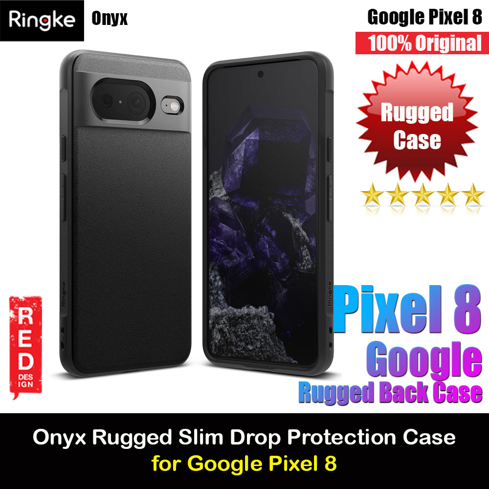 Picture of Ringke Onyx Heavy Duty Drop Protection Case for Google Pixel 8 (Black) Google Pixel 8- Google Pixel 8 Cases, Google Pixel 8 Covers, iPad Cases and a wide selection of Google Pixel 8 Accessories in Malaysia, Sabah, Sarawak and Singapore 