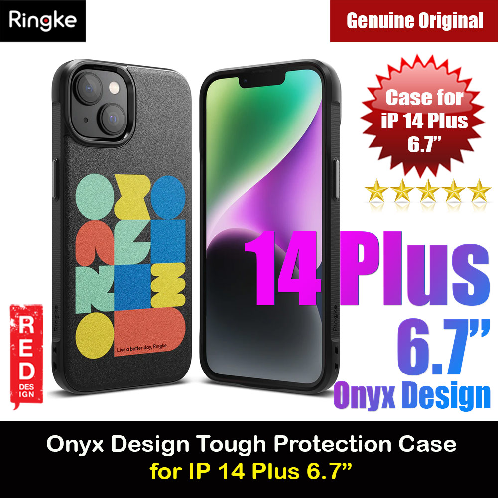 Picture of Ringke Onyx Design Tough Heavy Duty Protection Case for Apple iPhone 14 Plus 6.7 (Block) Apple iPhone 14 Plus 6.7- Apple iPhone 14 Plus 6.7 Cases, Apple iPhone 14 Plus 6.7 Covers, iPad Cases and a wide selection of Apple iPhone 14 Plus 6.7 Accessories in Malaysia, Sabah, Sarawak and Singapore 