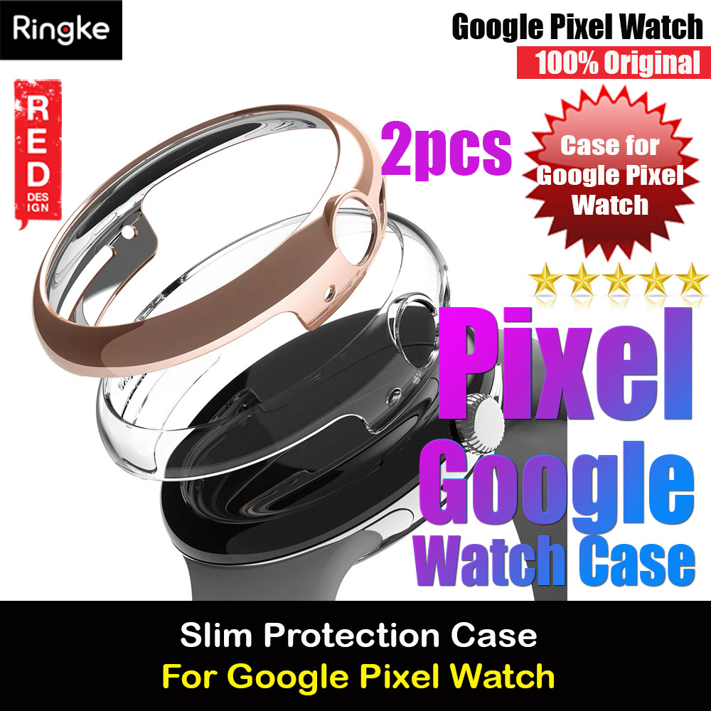Picture of Ringke Slim and Lightweight Case for Google Pixel Watch 41mm Case (Clear and Chrome Rose Gold) Google Pixel Watch 41mm- Google Pixel Watch 41mm Cases, Google Pixel Watch 41mm Covers, iPad Cases and a wide selection of Google Pixel Watch 41mm Accessories in Malaysia, Sabah, Sarawak and Singapore 