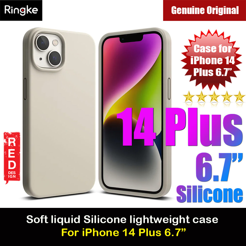 Picture of Ringke Soft Liquid Silicone Protection Case for iPhone 14 Plus 6.7 (Stone) Apple iPhone 14 Plus 6.7- Apple iPhone 14 Plus 6.7 Cases, Apple iPhone 14 Plus 6.7 Covers, iPad Cases and a wide selection of Apple iPhone 14 Plus 6.7 Accessories in Malaysia, Sabah, Sarawak and Singapore 