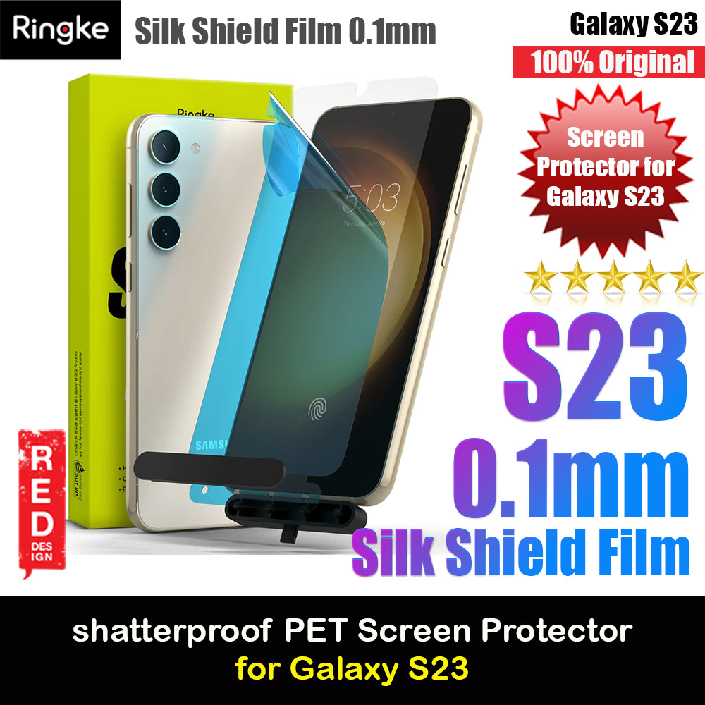 Picture of Ringke Screen Protector Silk Shield Film with Installation Jig Tool for Samsung Galaxy S23 (2pcs) Samsung Galaxy S23- Samsung Galaxy S23 Cases, Samsung Galaxy S23 Covers, iPad Cases and a wide selection of Samsung Galaxy S23 Accessories in Malaysia, Sabah, Sarawak and Singapore 