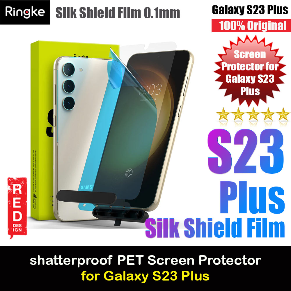 Picture of Ringke Screen Protector Silk Shield Film with Installation Jig Tool for Samsung Galaxy S23 Plus (2pcs) Samsung Galaxy S23 Plus- Samsung Galaxy S23 Plus Cases, Samsung Galaxy S23 Plus Covers, iPad Cases and a wide selection of Samsung Galaxy S23 Plus Accessories in Malaysia, Sabah, Sarawak and Singapore 