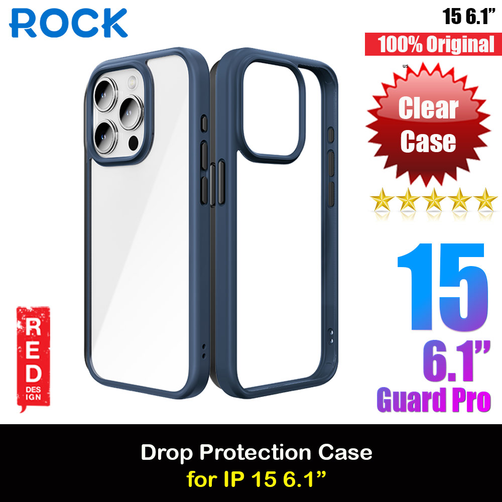 Picture of Rock Guard Ultra Thin Light Weight Drop Protection Case for iPhone 15 6.1 (Blue) Apple iPhone 15 6.1- Apple iPhone 15 6.1 Cases, Apple iPhone 15 6.1 Covers, iPad Cases and a wide selection of Apple iPhone 15 6.1 Accessories in Malaysia, Sabah, Sarawak and Singapore 