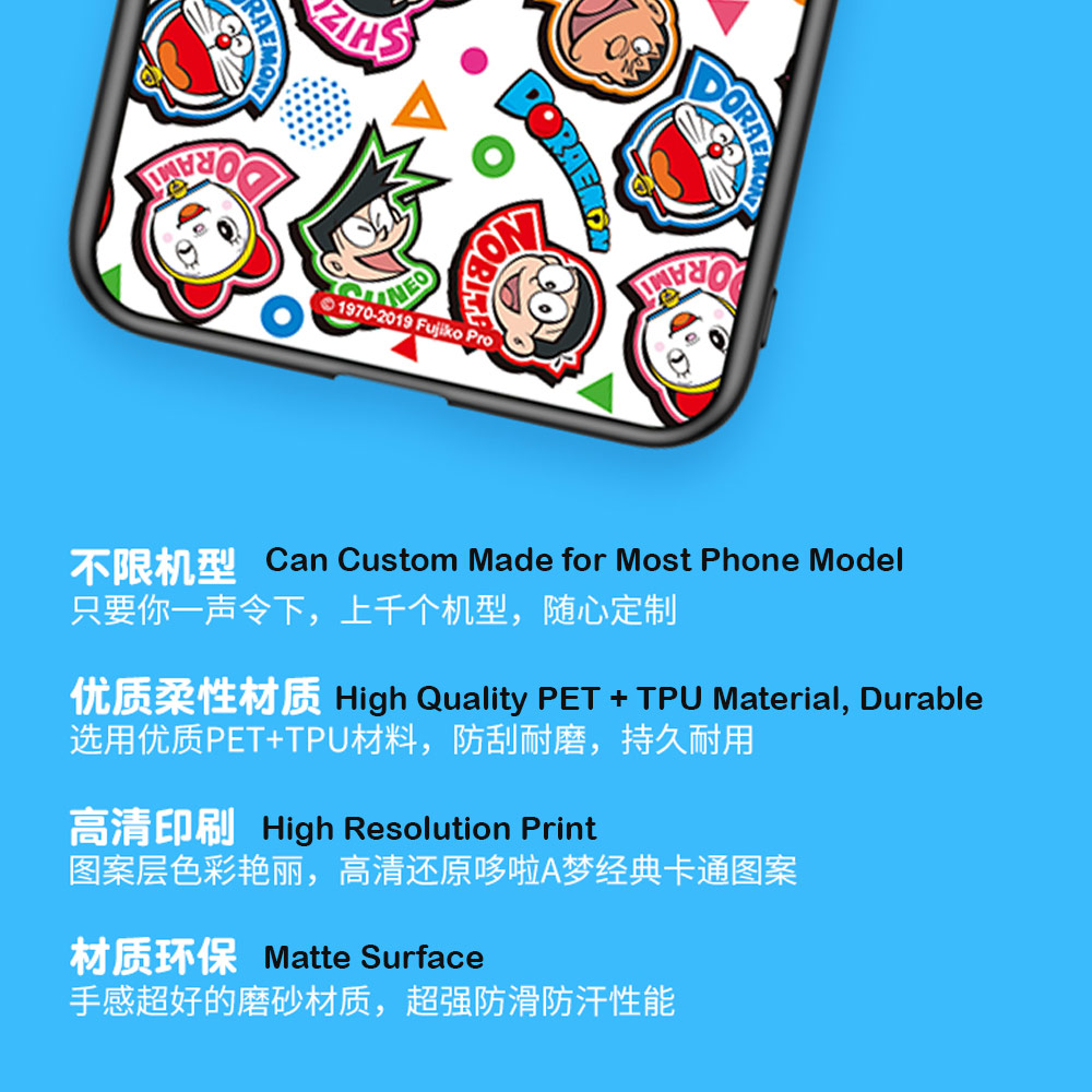 Picture of Apple iPhone 11 6.1  | Rock Space Custom Made for All Phone Model Doraemon Series Back Film Protector Sticker for Any Phone Model (Doraemon 009)