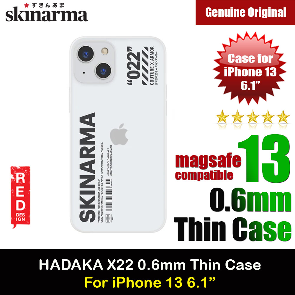 Picture of Skinarma HADAKA X22 Series 0.6mm Ultra Thin Case for Apple iPhone 13 6.1 (White) Apple iPhone 13 6.1- Apple iPhone 13 6.1 Cases, Apple iPhone 13 6.1 Covers, iPad Cases and a wide selection of Apple iPhone 13 6.1 Accessories in Malaysia, Sabah, Sarawak and Singapore 