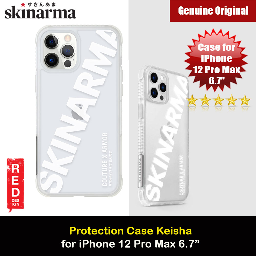 Picture of Skinarma Keisha Series Four Corner Drop Protection Case for iPhone 12 Pro Max 6.7 (Transparent White) Apple iPhone 12 Pro Max 6.7- Apple iPhone 12 Pro Max 6.7 Cases, Apple iPhone 12 Pro Max 6.7 Covers, iPad Cases and a wide selection of Apple iPhone 12 Pro Max 6.7 Accessories in Malaysia, Sabah, Sarawak and Singapore 