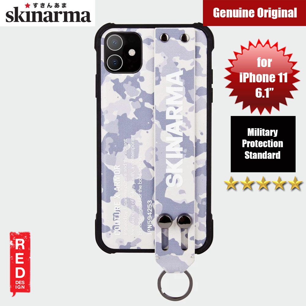 Picture of Skinarma Drop Protection Standable Fashion Case with Strap for Apple iPhone 11 6.1 (Camo Grey) Apple iPhone 11 6.1- Apple iPhone 11 6.1 Cases, Apple iPhone 11 6.1 Covers, iPad Cases and a wide selection of Apple iPhone 11 6.1 Accessories in Malaysia, Sabah, Sarawak and Singapore 