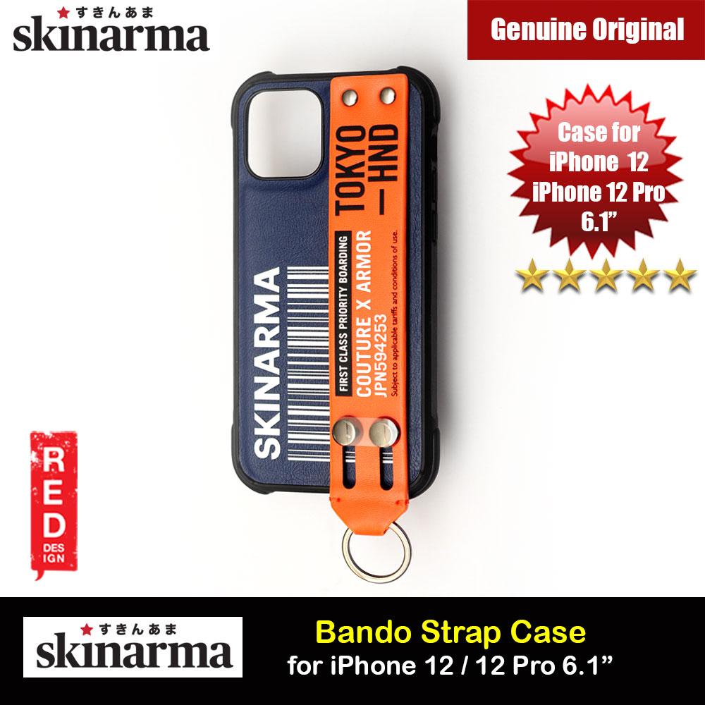 Picture of Skinarma Drop Protection Standable Fashion Case with Strap for Apple iPhone 12 iPhone 12 Pro Pro 6.1 (Bando Blue) Apple iPhone 12 6.1- Apple iPhone 12 6.1 Cases, Apple iPhone 12 6.1 Covers, iPad Cases and a wide selection of Apple iPhone 12 6.1 Accessories in Malaysia, Sabah, Sarawak and Singapore 