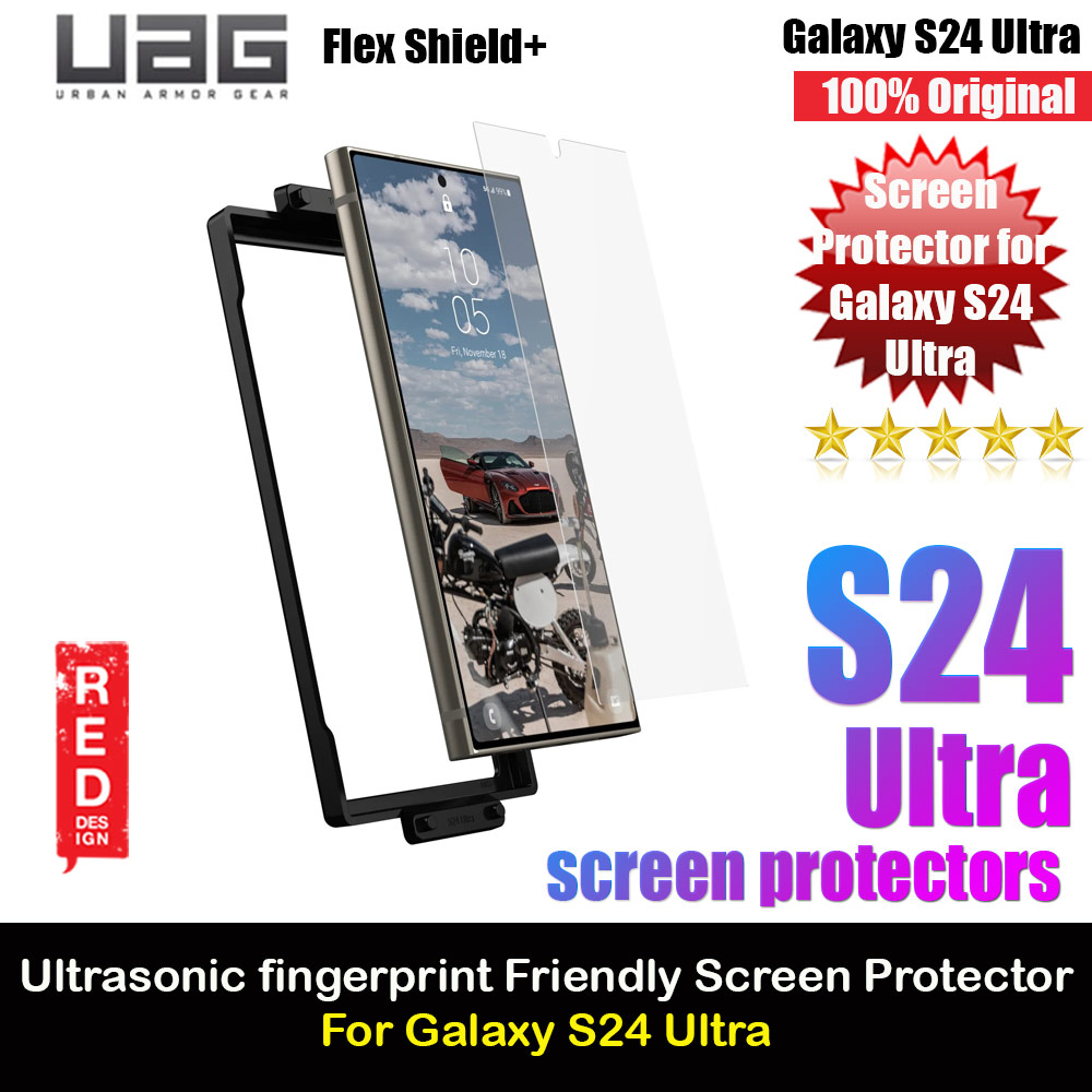 Picture of UAG Galaxy S24 Ultra Tempered Glass Flex Premium Screen Protector Shield Plus Ultrasonic fingerprint sensor friendly Samsung Galaxy S24 Ultra- Samsung Galaxy S24 Ultra Cases, Samsung Galaxy S24 Ultra Covers, iPad Cases and a wide selection of Samsung Galaxy S24 Ultra Accessories in Malaysia, Sabah, Sarawak and Singapore 