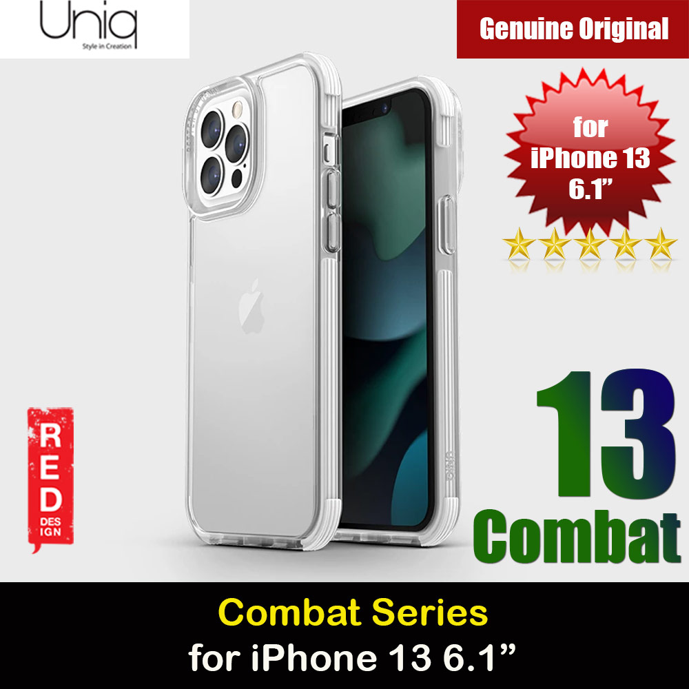 Picture of Uniq Combat Ultra Tough Drop Protection Case for iPhone 13 6.1 (Blanc White) Apple iPhone 13 6.1- Apple iPhone 13 6.1 Cases, Apple iPhone 13 6.1 Covers, iPad Cases and a wide selection of Apple iPhone 13 6.1 Accessories in Malaysia, Sabah, Sarawak and Singapore 