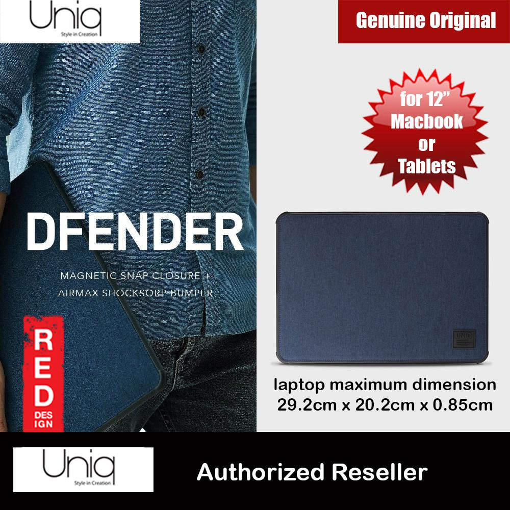 Picture of Uniq Dfender Bumper Case for Apple Macbook or Tablets  up to 12 inches (Blue) Apple iPad 9.7 2017- Apple iPad 9.7 2017 Cases, Apple iPad 9.7 2017 Covers, iPad Cases and a wide selection of Apple iPad 9.7 2017 Accessories in Malaysia, Sabah, Sarawak and Singapore 