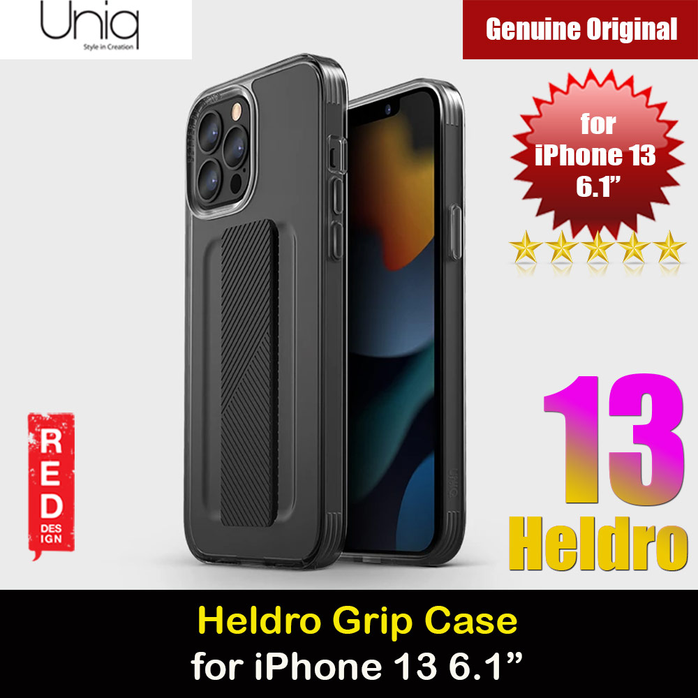 Picture of Uniq Heldro Free Grip Flex Grip Sporty Drop Protection Case with Wrist Strap for iPhone 13 6.1 (Vapour Smoke) Apple iPhone 13 6.1- Apple iPhone 13 6.1 Cases, Apple iPhone 13 6.1 Covers, iPad Cases and a wide selection of Apple iPhone 13 6.1 Accessories in Malaysia, Sabah, Sarawak and Singapore 