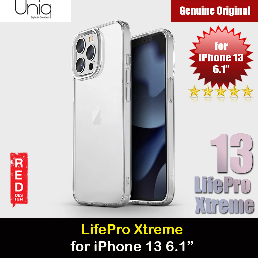 Picture of Uniq LifePro Xtreme Drop Protection Case for iPhone 13 6.1 (Clear) Apple iPhone 13 6.1- Apple iPhone 13 6.1 Cases, Apple iPhone 13 6.1 Covers, iPad Cases and a wide selection of Apple iPhone 13 6.1 Accessories in Malaysia, Sabah, Sarawak and Singapore 