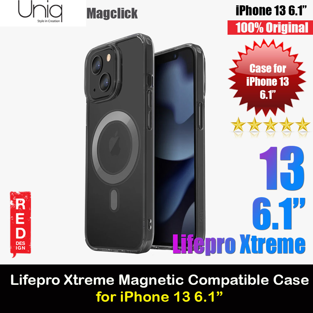 Picture of Uniq LifePro Xtreme Drop Protection Magsafe Compatible Magnetic Case for iPhone 13 6.1 (Magsafe Compatible Smoke) Apple iPhone 13 6.1- Apple iPhone 13 6.1 Cases, Apple iPhone 13 6.1 Covers, iPad Cases and a wide selection of Apple iPhone 13 6.1 Accessories in Malaysia, Sabah, Sarawak and Singapore 