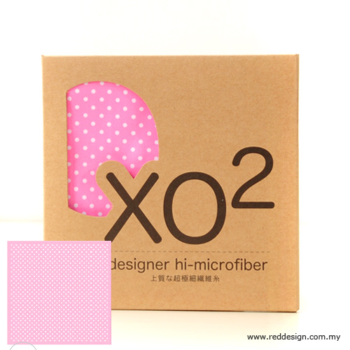 Picture of XO2 Design Hi-Microfiber for iPad Camera Laptop Eye Glasses Handkerchief - Firty Polka Dot Pink Red Design- Red Design Cases, Red Design Covers, iPad Cases and a wide selection of Red Design Accessories in Malaysia, Sabah, Sarawak and Singapore 