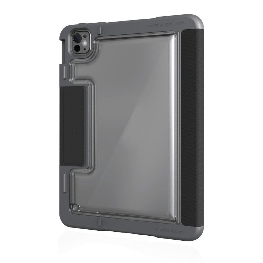Picture of Apple iPad Pro 13 M4 2024 Case | STM Dux Plus Protection Flip Stand Case for iPad Pro 13 M4 2024 (Black)