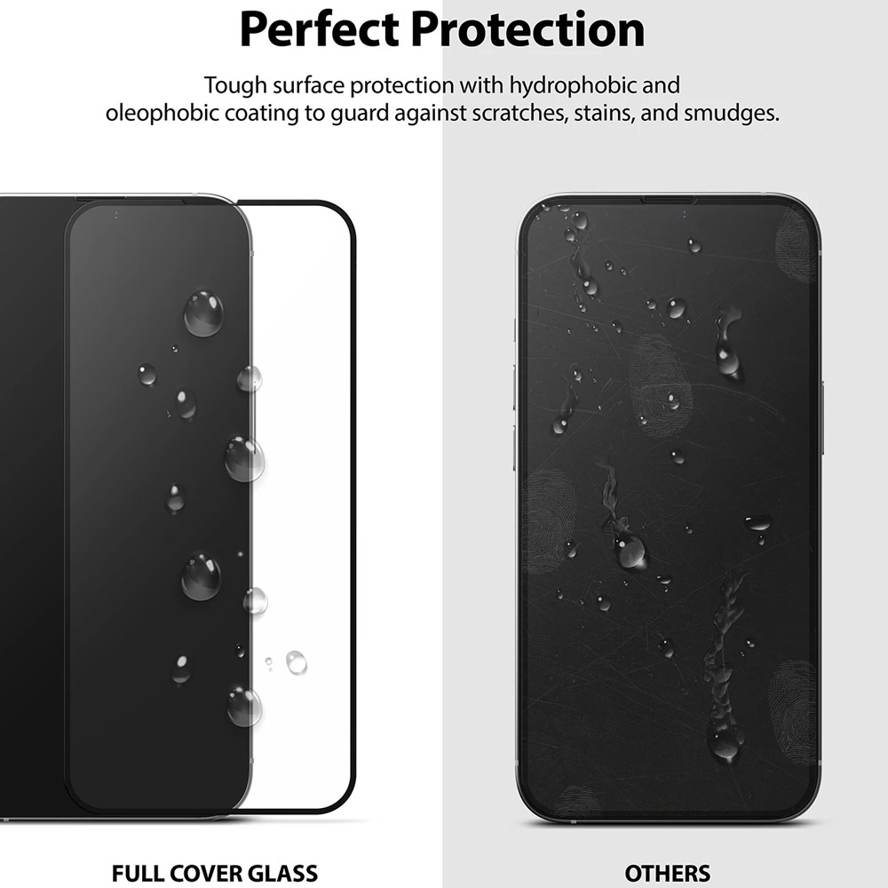 Picture of Apple iPhone 13 Pro Max 6.7 Screen Protector | Ringke Invisible Defender Glass Tempered Glass Screen Protector for Apple iPhone 13 Pro Max 6.7 (Clear)