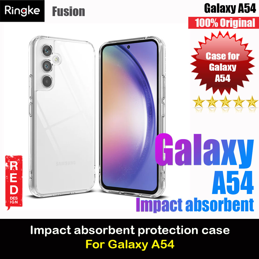 Picture of Samsung Galaxy A54 5G Case | Ringke Fusion Transparent Protection Case for Samsung Galaxy A54 5G (Matte Smoke Black)