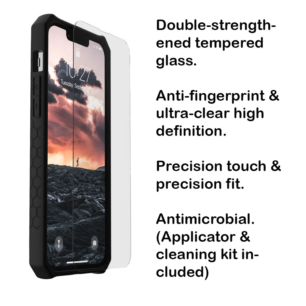 Picture of Apple iPhone 13 Pro Max 6.7  | UAG Glass Shield Plus Series Double Strengthened Tempered Glass for iPhone 13 Pro Max 6.7 (Clear)