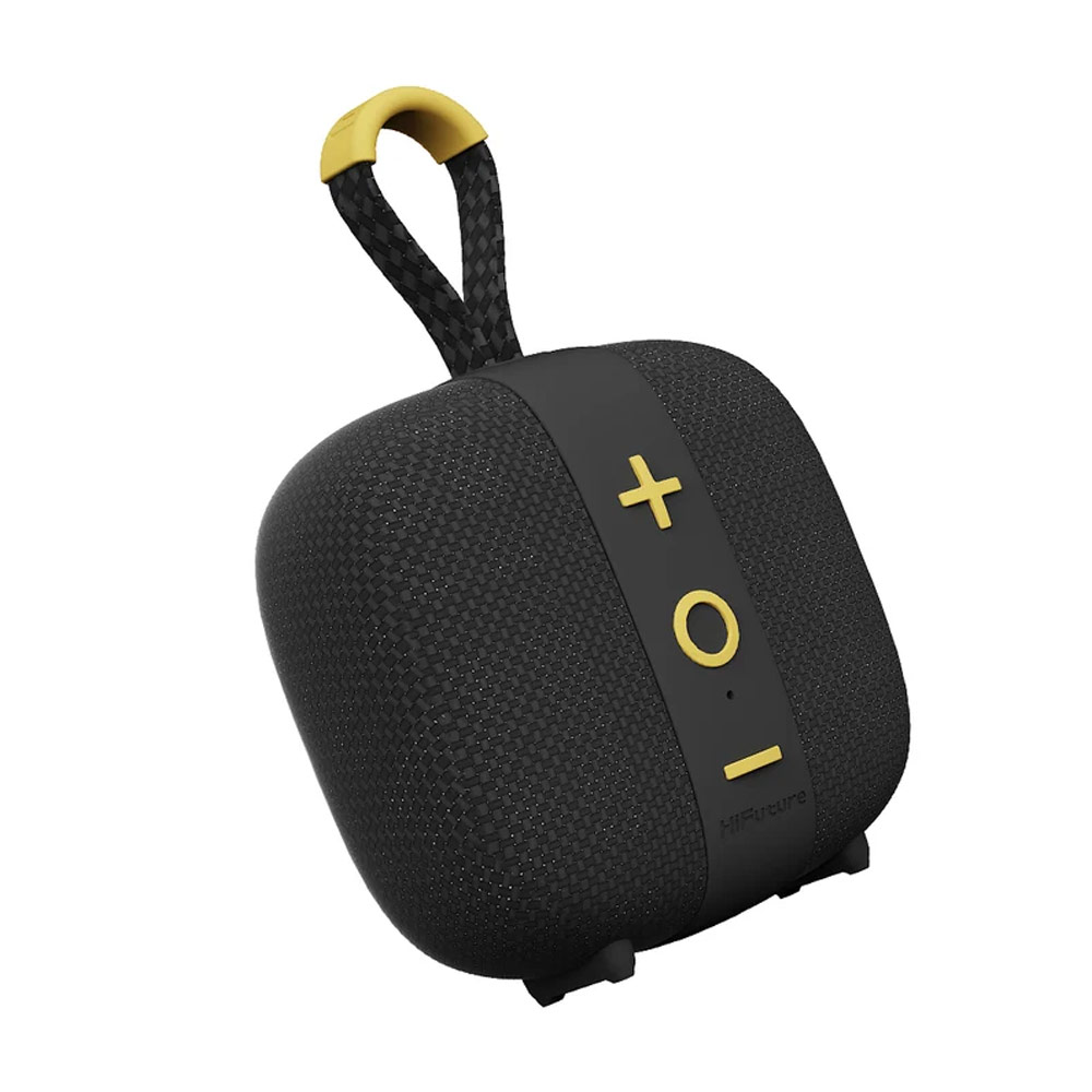 Picture of HiFuture Lino S Compact Portable Bluetooth Travel Speaker 12W Stereo Sound IPX7 Waterproof - Black