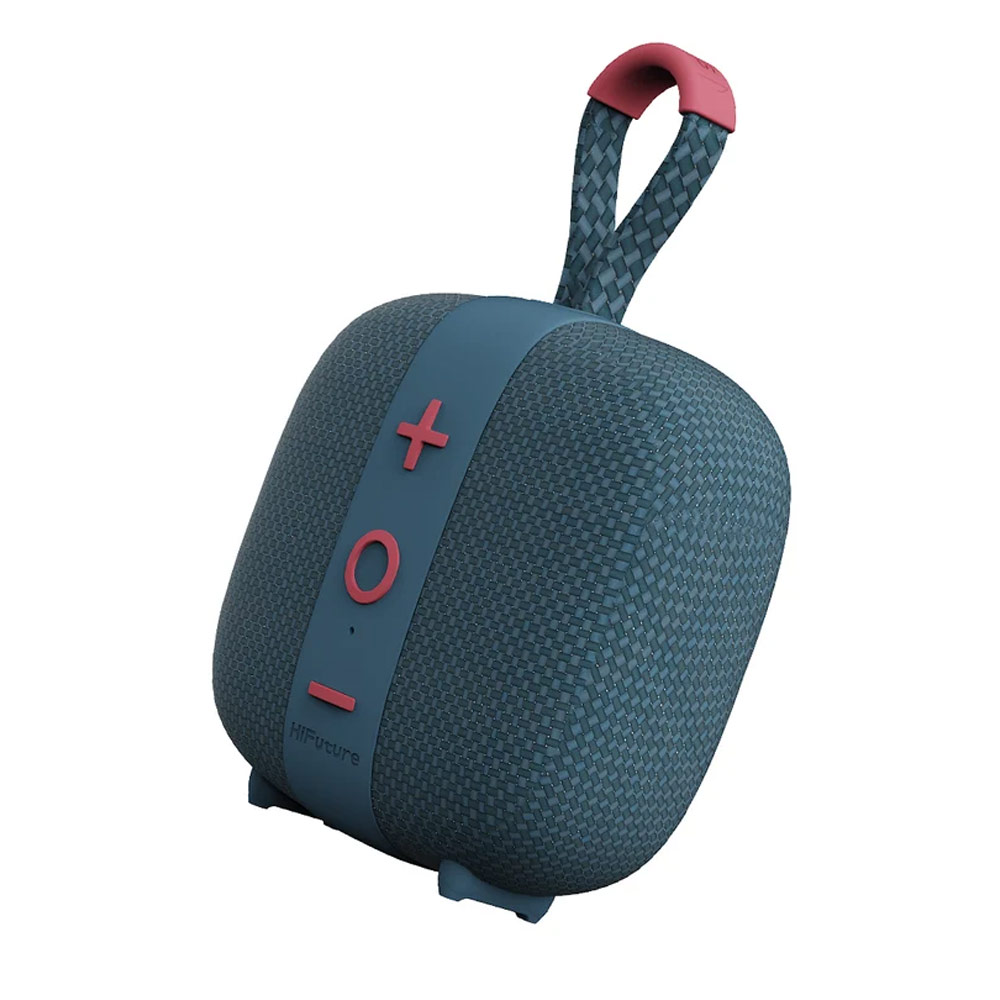 Picture of HiFuture Lino S Compact Portable Bluetooth Travel Speaker 12W Stereo Sound IPX7 Waterproof - Blue